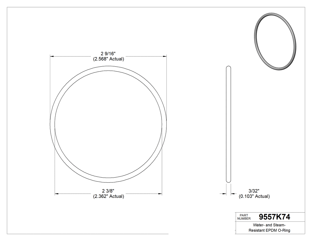 Technical drawing - 9557K74